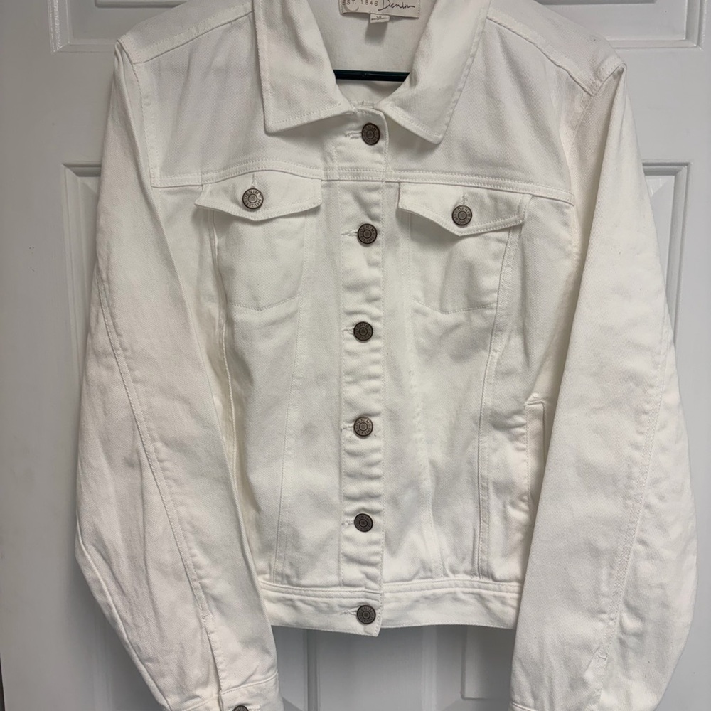 White Denim Jacket